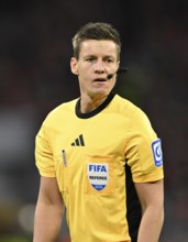 Referee Daniel Siebert soccer Bundesliga, DFB-Pokal, Allianz Arena, Munich, Bayern, Germany