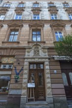 Neoclassical style house facade, Lviv, Ukraine