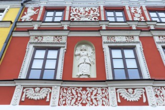House of the Angel House built in 1632 in Italian Renaissance style, Zamosc, Poland