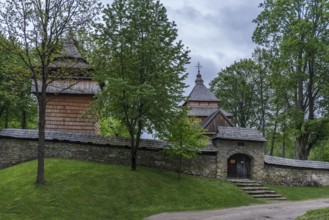 Gothic wooden church of St. Paraskevi from the 16th century, Radruz, Poland