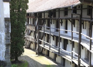 Fortified church of Tartlau, Prejmer, over 270 chambers on four floors are built into the interior