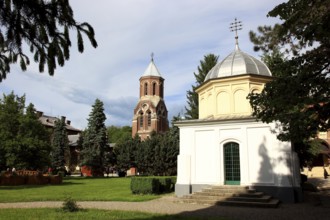 Curtea de Arges monastery and cathedral, one of the most famous pilgrimage sites in the country,