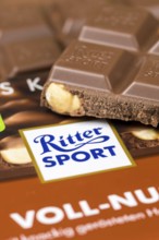 Ritter Sport Chocolate Whole Nut Chocolate Bar with Logo in Stuttgart, Germany