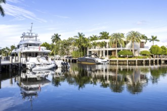 Fort Lauderdale Florida yachts and villas luxury wealth on Las Olas Blvd in Fort Lauderdale, USA