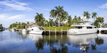 Fort Lauderdale Florida yachts and villas luxury wealth panorama on Las Olas Blvd in Fort
