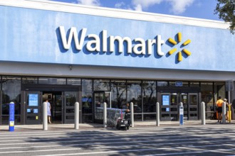 Walmart American supermarket discount store branch in Tampa, United States