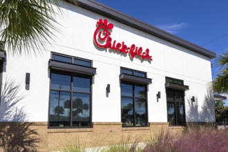 Chick-fil-A Fast Food Restaurant branch in Tampa, United States