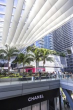 Miami modern shopping center Brickell City Centre Shopping Mall shopping in Miami, USA