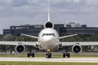 A Western Global Airlines McDonnell Douglas MD-11F aircraft with license plate N781SN at Miami