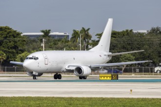 A Boeing 737-300 (SF) aircraft of Sky High Aviation Services with the registration number HI1089 at