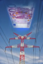 Symbolic image, infrastructure and networks, network charge system, 5G expansion, data network,