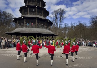 Schaeffler dance in 2026 in the English Garden, behind the Chinese Tower. The event takes place
