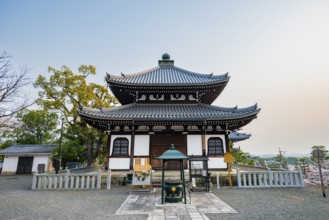 Nokotsudo in the evening light, Buddhist temple, Konkai-Komyoji temple, Kyoto, Japan