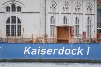 Detailed view of Kaiserdock, Bremerhaven, Bremen, Germany