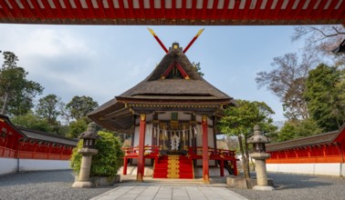 Saijosho Daigengu Ceremonial Hall, Yamakage-Jinja Shrine, Shinto Shrine, Kyoto, Japan