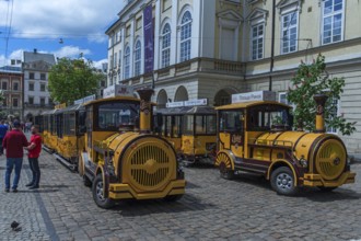 Railways for sightseeing tours for tourists, Lviv, Ukraine