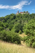 View of Coburg Fortress, Coburg, Franconia, Bavaria, Germany