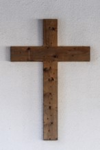 wooden cross, Zweisimmen, Switzerland