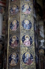 Fresco, in the Great Prince Church, Biserica Mare Domneasca, Targoviste, Romania