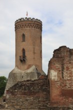 The royal courtyard, Curtea Domneasca, in Targoviste, Romania. The ruins of the fortress are known