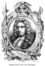 Louis de Duras or Lewis Duras 2nd Earl of Feversham (c. 1641 - 1709) Count, portrait, colonel in