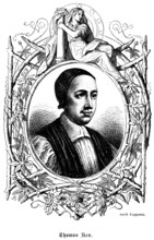 Thomas Ken (1637 - 1711) Kingdom of England, portrait, clergyman, bishop of the Seven Bishops