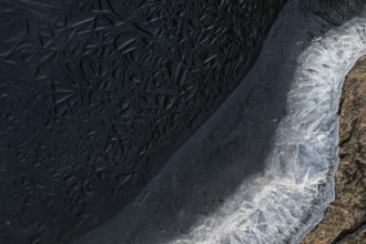 Ice structures with detailed texture, corpostrom, corpo or corppo, southwestern archipelago,