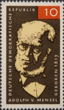 Adolph Friedrich Erdmann von Menzel (1815-1905) was a German artist, especially a history painter