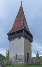 Catholic tower of Biertan fortified church, 15th century, Biertan, Transylvania, Romania