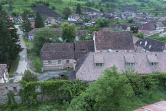 View of Biertan, Transylvania, Romania
