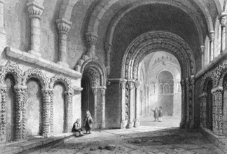 Interior of Cashel Abbey on the Rock of Cashel, Town of Cashel, County Tipperary, Ireland, Hall,