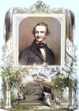 Ludwig I, 1786 - 1868, was King of Bavaria, Germany from 1825 until the revolutions of 1848/Ludwig