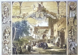 800th anniversary of Wartburg Castle, Eisenach, Thuringia, Germany/800 years anniversary of castle