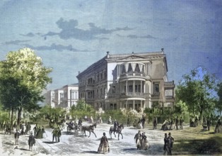 Berlin, Germany, on the corner of Lennestraße to Bellevuestraße, Verkehr und Menschen/Berlin, at