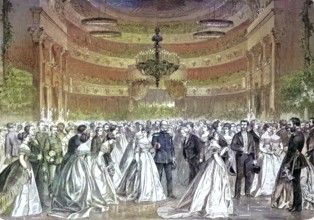A subscription ball dance party at the Berlin Opera, Germany/a subscription ball dance party in the