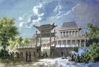 World Fair, World Exhibition or Universal Exhibition in Paris, France, the Chinese Exhibition and