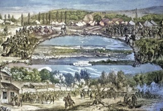 The Austrian military camp near Bruck an der Leitha, Austria/the Austrian military camp near Bruck