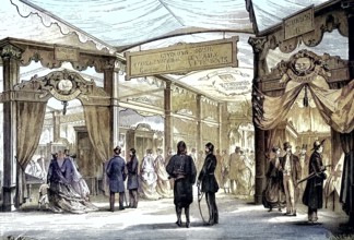 World's Fair, World Exposition or Universal Exhibition in Paris, France, the exhibition room