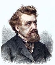 Hermann Ritter von Lingg, 1820 - 1905, German poet who also wrote plays and short stories/Hermann