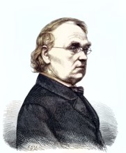 Eduard Friedrich Mörike, 1804 - 1875, German Romantic poet and author of novellas and novels,