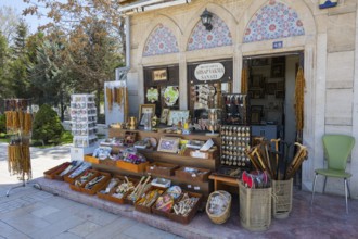 Small shop selling traditional souvenirs and crafts, Konya, Central Anatolia, Turkey
