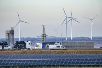 86.5 MW peak open space photovoltaic systems, from RWE, with over 141, 000 solar modules, on a side