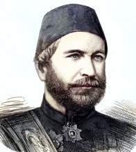 Mehmed Ali Pasha, 1827 - 1878, was a German-born Ottoman soldier, Turkey, Army of the Danube/Mehmed