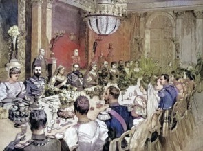 Marriage of Princess Victoria Melita of Saxe-Coburg and Gotha, 1876 - 1936, and Ernst Ludwig Karl