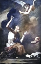 Historical image of Jerome, Eusebius Sophronius Jerome of Spagnletto, 347 - 420, priest, confessor,