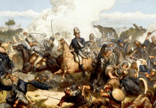 The Battle of Sobraon, First Anglo-Sikh War, 10 February 1846