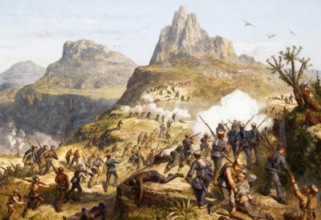 Scene from the Cape Frontier Wars, South Africa