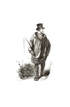 Types from Holland around 1841, De Limburgse voerman, The Limburg Carriage, Netherlands, authentic,