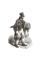 Types from Holland around 1841, De klerenjood, the old clothes Jew, Jewish dealers who traded in