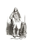 Types from Holland around 1841, De zakkendrager van Rotterdam, The sack carrier of Rotterdam,